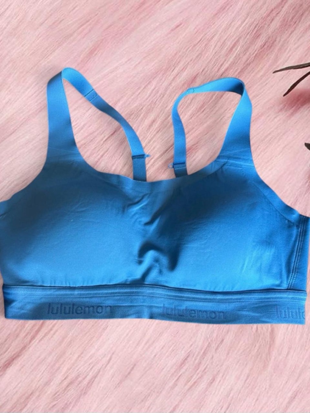 lululemon athletica Bright Blue Medium-Support Sports Bra